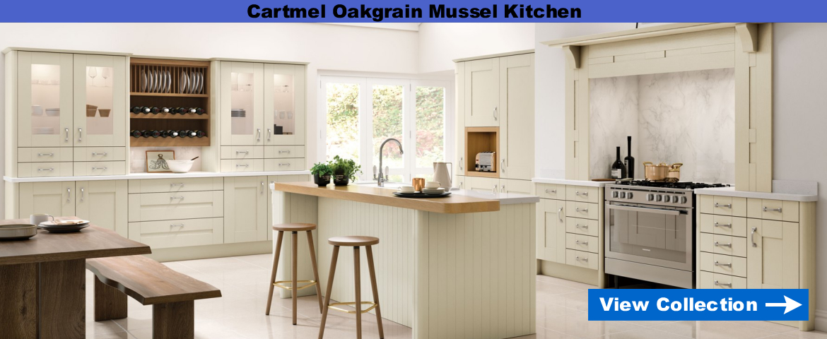 Cartmel Oakgrain Mussel Kitchen Doors