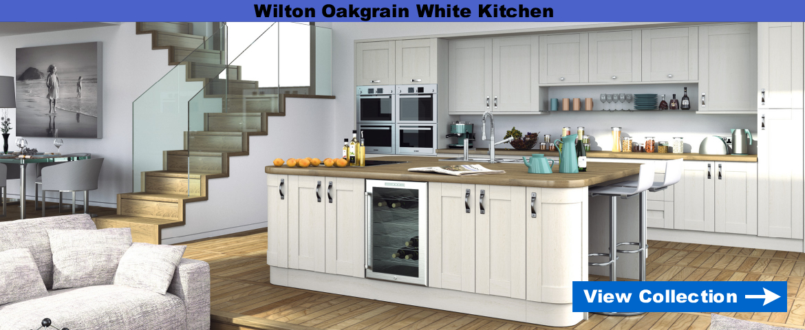 Wilton Oakgrain White Kitchen
