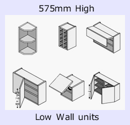 Bespoke Low Wall Units (575 High)