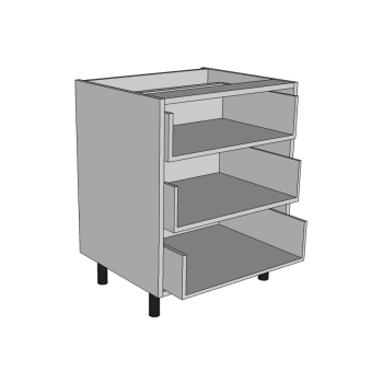 500 wide 3 Drawers Bedroom unit