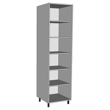 Fully Shelved Wardrobes, 6 adjustable shelves