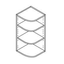 CLICBOX 300 Curved Wall unit 720