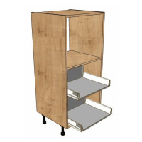 Microwave Housing with Drawers