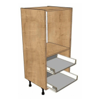 Single Oven Housing with Drawers