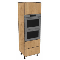 Double Oven Housing with Drawers