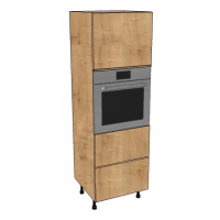 Single Oven Housing with Drawers