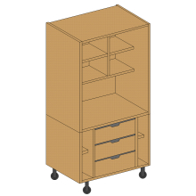QUICKCAB Butler`s Pantry, Oak unit