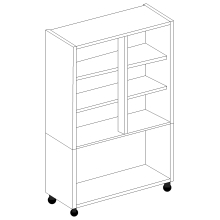 QUICKCAB 1000 Drawers Larder unit
