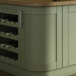 Bella Shaker Curved Doors