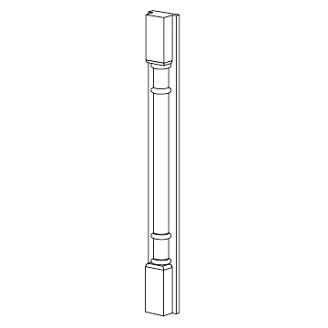Cartmel Barrel Pilaster