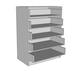Drawer chest cabinets range