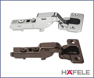 Hafele Metalla 110° Soft-close Hinges | 2 Colours (Half Overlay application)