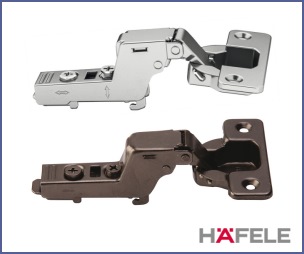 Hafele Metalla 110° Soft-close Hinges | 2 Colours (Inset application)