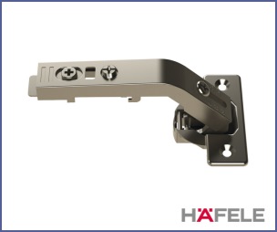 Hafele Metalla 135° Bi-fold Corner Hinges