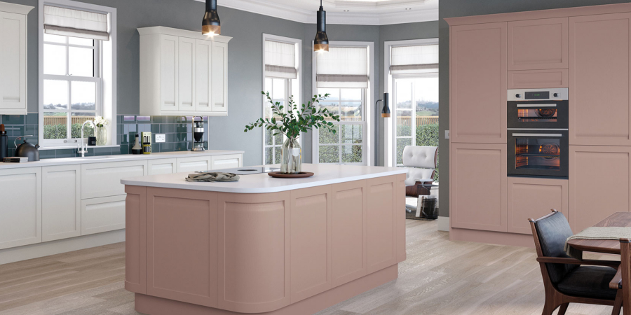 Grantham Shaker Handleless Kitchen
