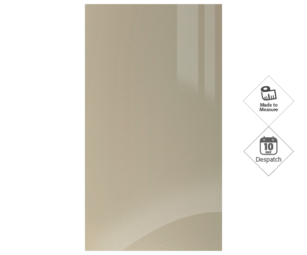 Zurfiz Ultragloss Metallic Champagne Doors