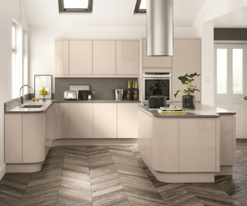 Lucente Cashmere Handleless Doors