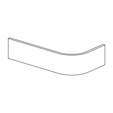 Lucente External Curved Plinth