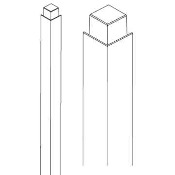 Lucente External Corner Post