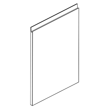 Lucente J-profile end Panel