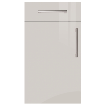 Firbeck Super-Gloss Cashmere Kitchen Doors
