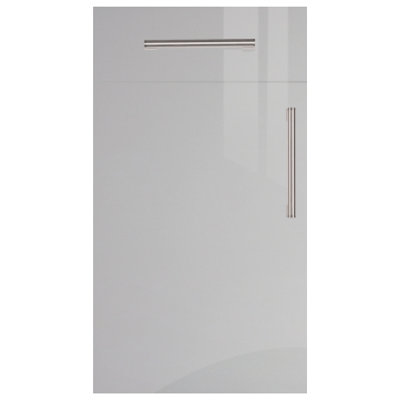 Firbeck Super-Gloss Light Grey Kitchen Doors