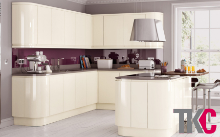 Lucente High Gloss Handleless Kitchen Doors