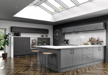 Vivo+ Dust Grey Handleless Matt Doors