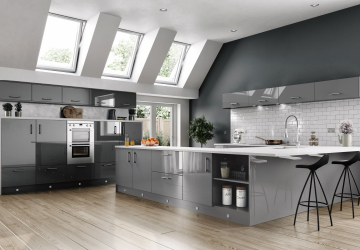 Vivo+ Dust Grey Handleless Doors